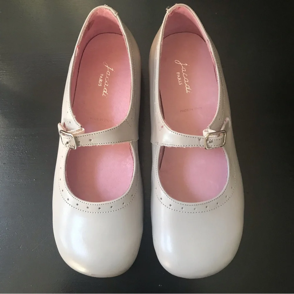 Jacadi Paris gray Mary Janes, size 30 EU/ 13 US.